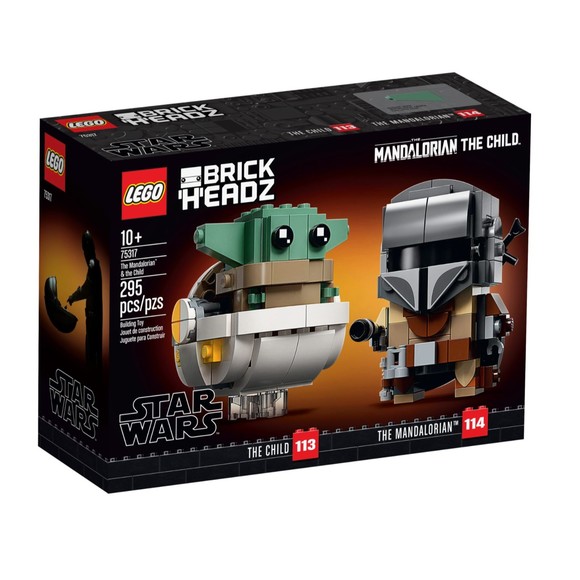 Lego Other - LEGO BrickHeadz Star Wars The Mandalorian & Child 75317 Building Kit 295 Pieces